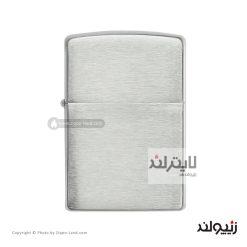 فندک زیپو مدل Armor Brushed Sterling Silver کد 27