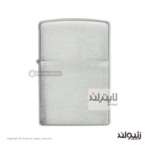 فندک زیپو مدل Armor Brushed Sterling Silver کد 27