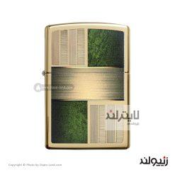 فندک زیپو مدل Germany Blocks Texture Design کد 28796