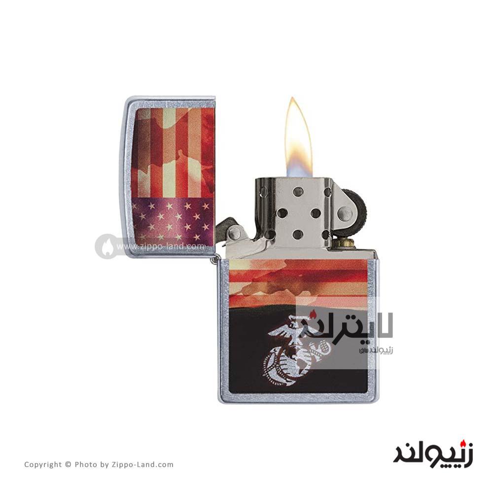 فندک زیپو مدل USMC مدل 29123 2 فندک زیپو مدل USMC مدل 29123 - Image 2