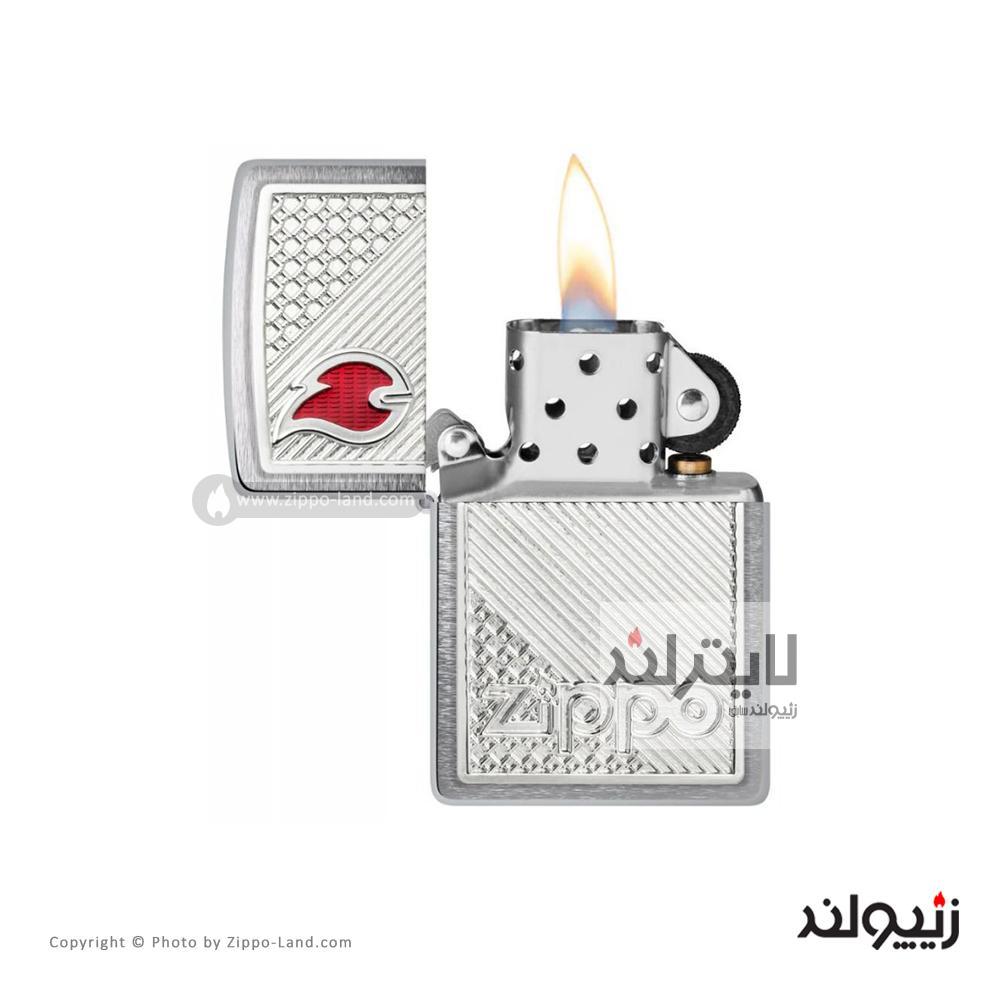 فندک زیپو مدل Tiles Emblem Design کد 48126 2 فندک زیپو مدل Tiles Emblem Design کد 48126 - Image 2