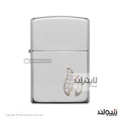 فندک زیپو مدل Sterling Silver Flame Emblem کد 49554