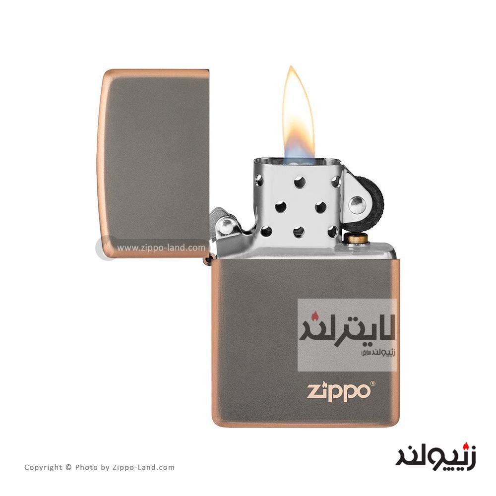 فندک زیپو مدل Rustic Bronze Zippo Logo مدل 49839zl 2 فندک زیپو مدل Rustic Bronze Zippo Logo مدل 49839zl - Image 2