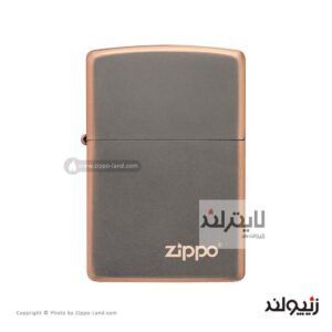 فندک زیپو مدل Rustic Bronze Zippo Logo مدل 49839zl