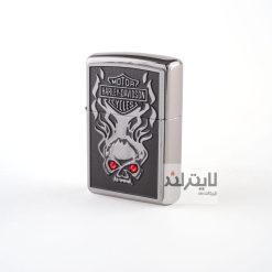 فندک زیپو مدل Harley Davidson Skull Emblem کد 28267