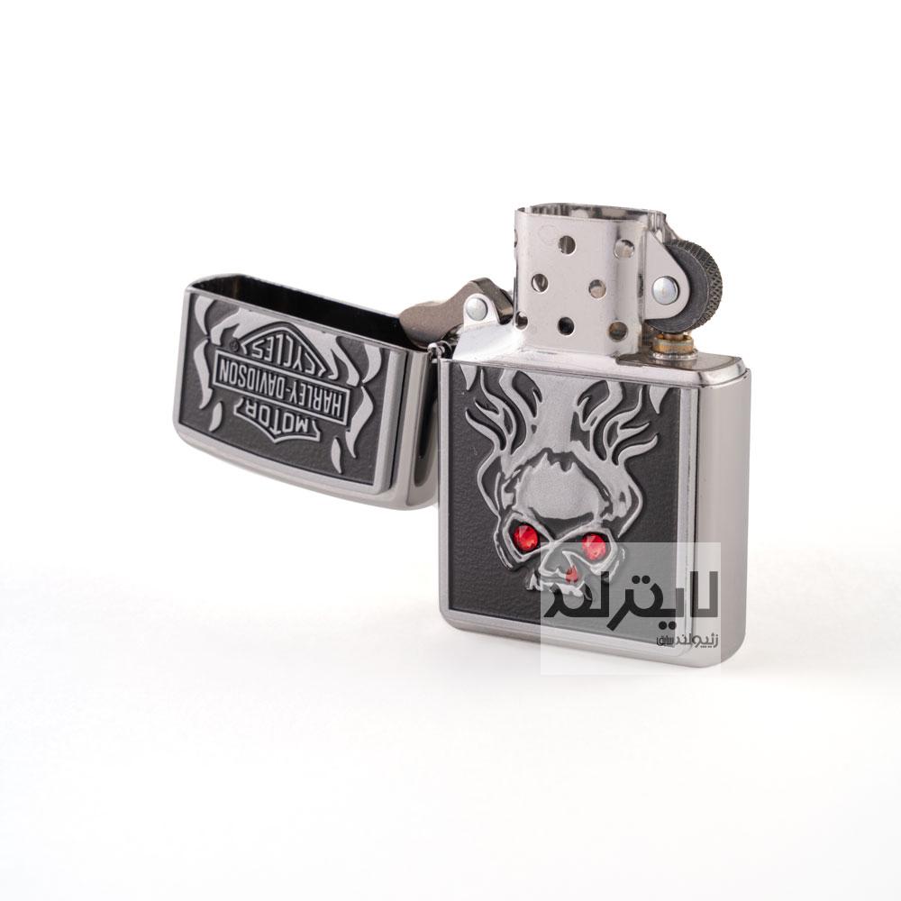 فندک زیپو مدل Harley Davidson Skull Emblem کد 28267 3 فندک زیپو مدل Harley Davidson Skull Emblem کد 28267 - Image 3