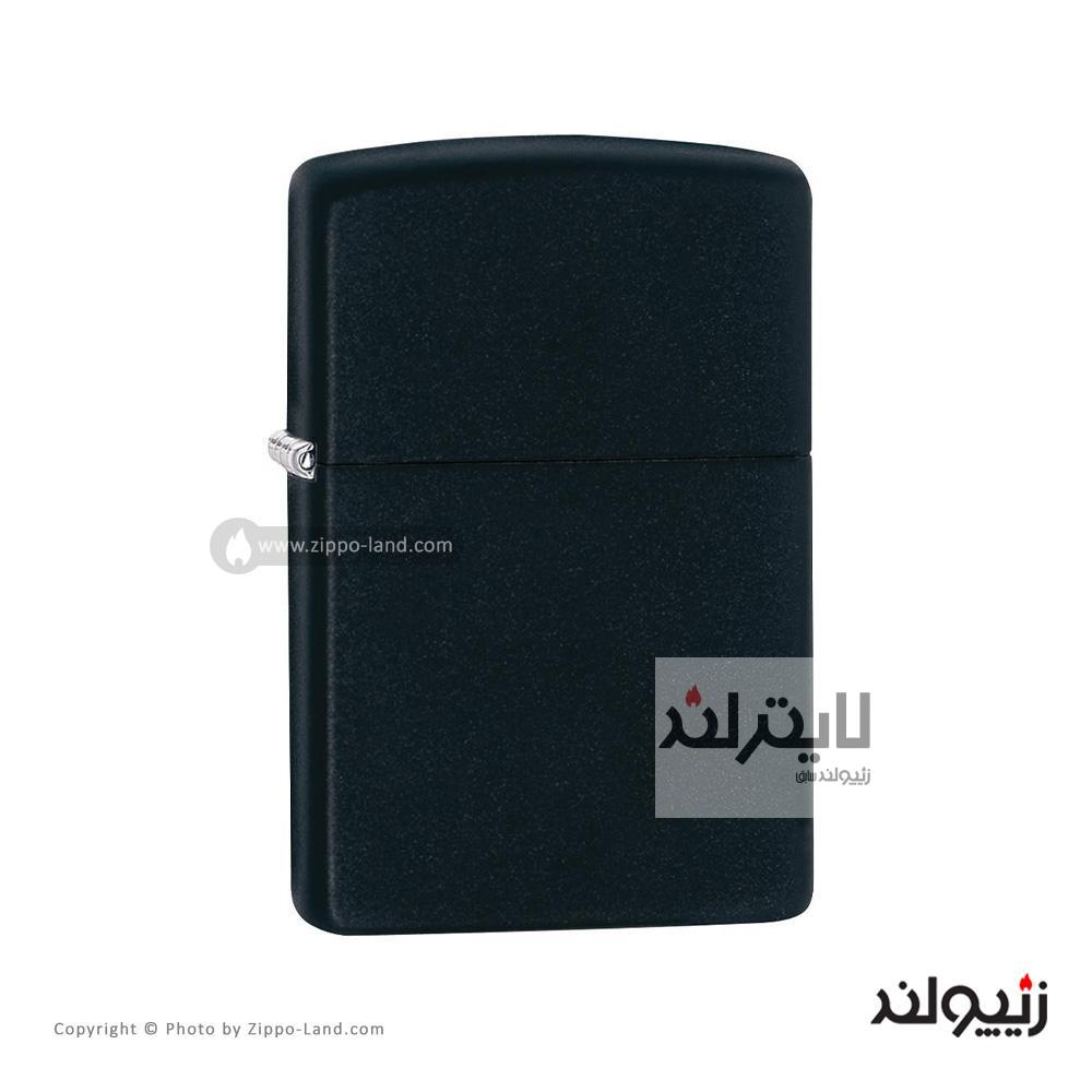 فندک زیپو مدل Classic Black Matte کد 218 2 فندک زیپو مدل Classic Black Matte کد 218 - Image 2