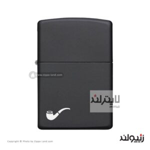 فندک زیپو مدل Pipe Black Matte کد 218pl