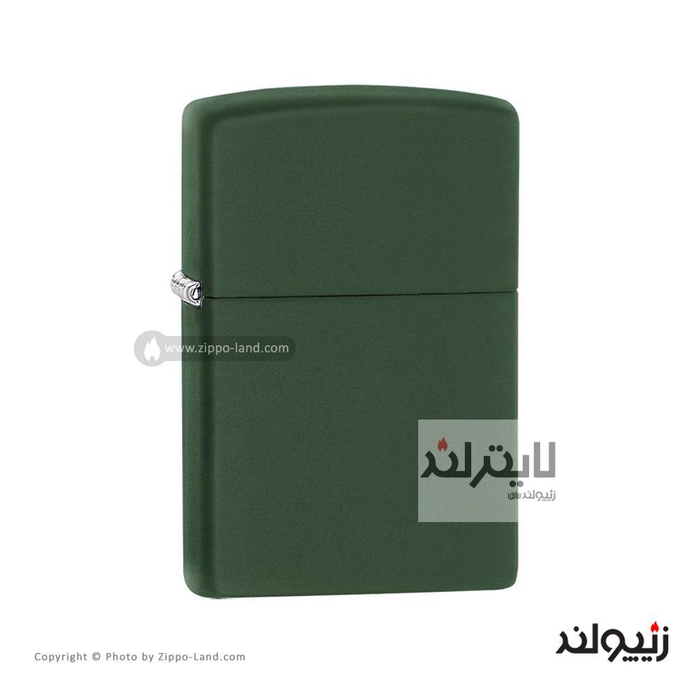 فندک زیپو مدل Classic Green Matte کد 221 2 فندک زیپو مدل Classic Green Matte کد 221 - Image 2