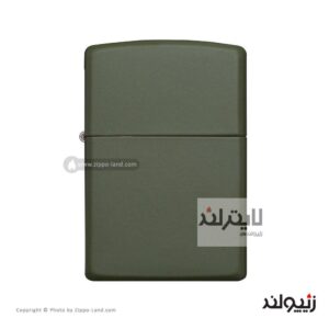 فندک زیپو مدل Classic Green Matte کد 221