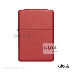 فندک زیپو مدل Classic Red Matte کد 233