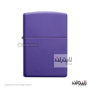 فندک زیپو مدل Classic Purple Matte کد 237