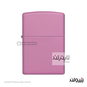 فندک زیپو مدل Classic Matte Pink کد 238