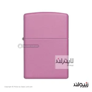 فندک زیپو مدل Classic Matte Pink کد 238