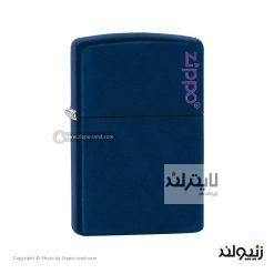 239zl Classic Navy Matte Zippo Logo 1