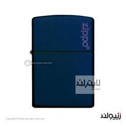 فندک زیپو مدل Classic Navy Matte Zippo Logo کد 239zl