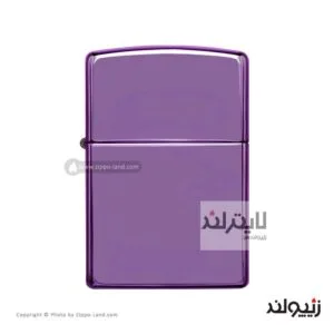 فندک زیپو مدل Classic High Polish Purple کد 24747