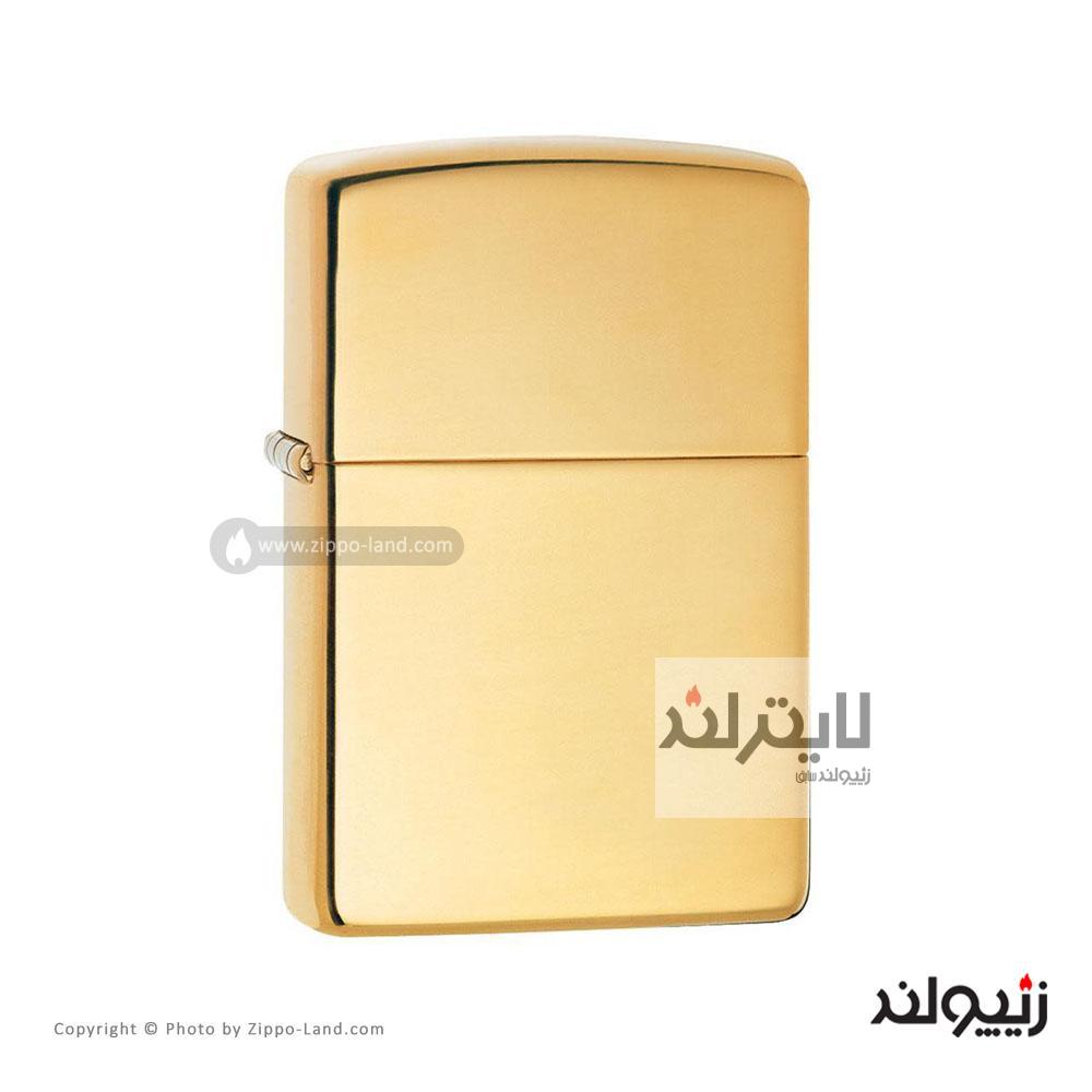 فندک زیپو مدل Classic High Polish Brass کد 254b 2 فندک زیپو مدل Classic High Polish Brass کد 254b - Image 2