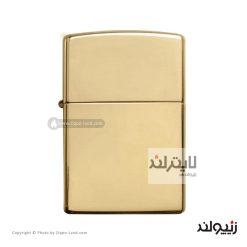 فندک زیپو مدل Classic High Polish Brass کد 254b