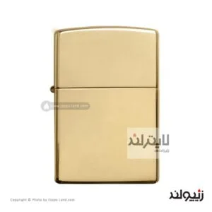 فندک زیپو مدل Classic High Polish Brass کد 254b