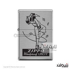 فندک زیپو مدل Planeta Windy Lady Zippo کد 260