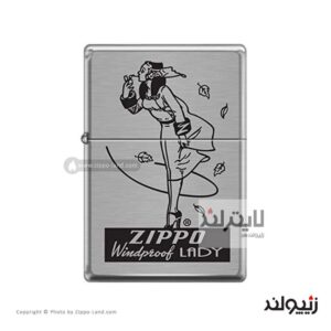 فندک زیپو مدل Planeta Windy Lady Zippo کد 260