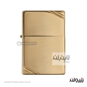 فندک زیپو مدل High Polish Brass Vintage with Slashes کد 270