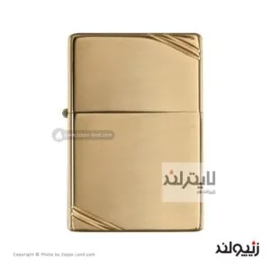 فندک زیپو مدل High Polish Brass Vintage with Slashes کد 270