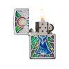 28967 Z Fusion Angel High Polish Chrome Lighter 2