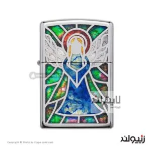 فندک زیپو مدل Z-Fusion Angel High Polish Chrome Lighter کد 28967