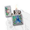 28967 Z Fusion Angel High Polish Chrome Lighter 4