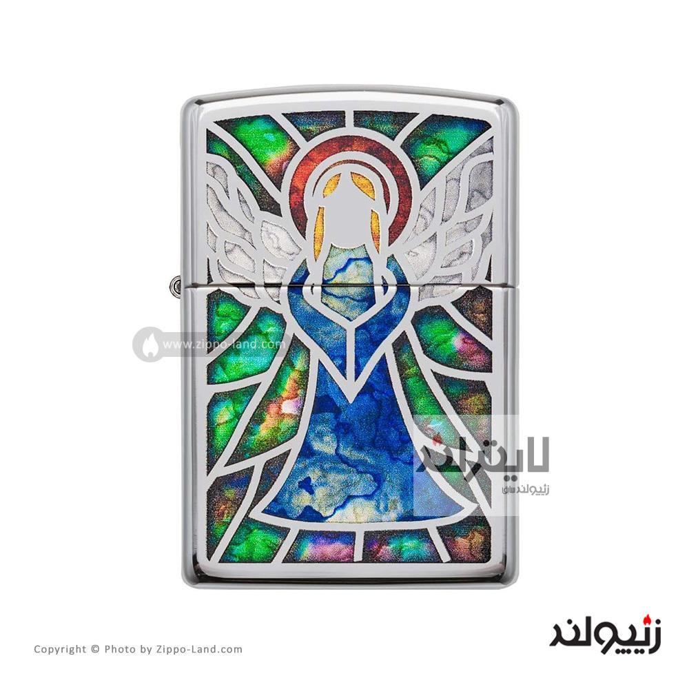فندک زیپو مدل Z-Fusion Angel High Polish Chrome Lighter کد 28967 1 فندک زیپو مدل Z-Fusion Angel High Polish Chrome Lighter کد 28967