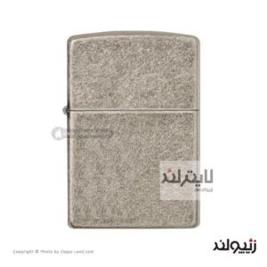 فندک زیپو مدل Armor Antique Silver Plate کد 28973