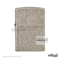 فندک زیپو مدل Armor Antique Silver Plate کد 28973
