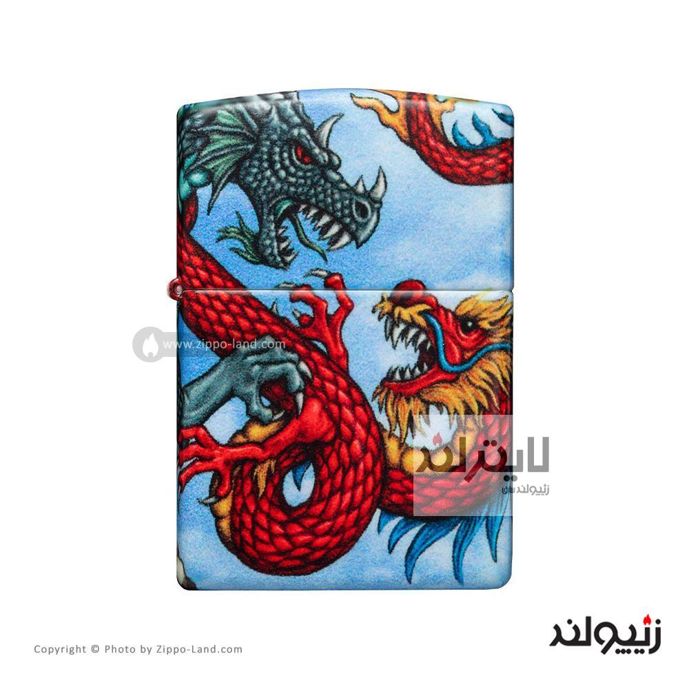 فندک زیپو مدل Dragon Design کد 49354 1 فندک زیپو مدل Dragon Design کد 49354