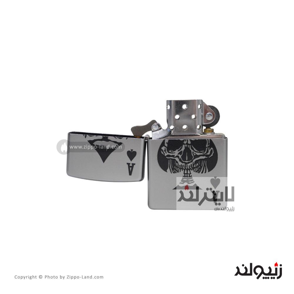 فندک زیپو مدل Skull Ace Of Spades Design کد 49426 2 فندک زیپو مدل Skull Ace Of Spades Design کد 49426 - Image 2
