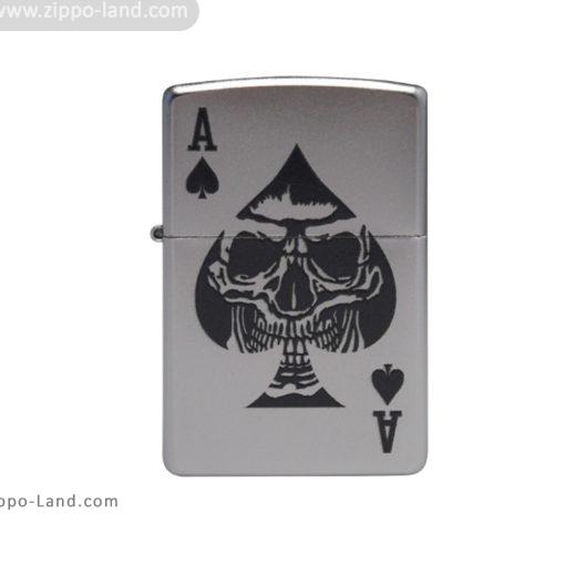 فندک زیپو مدل Skull Ace Of Spades Design کد 49426