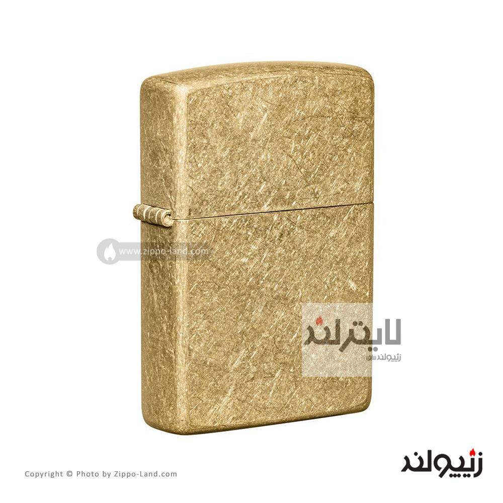 فندک زیپو مدل Classic Tumbled Brass کد 49477 2 فندک زیپو مدل Classic Tumbled Brass کد 49477 - Image 2