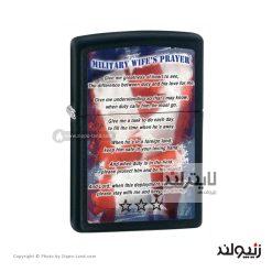 فندک زیپو مدل Spiritual Military Wife's Lighter کد 28315