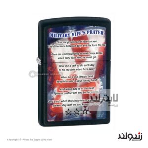 فندک زیپو مدل Spiritual Military Wife's Lighter کد 28315