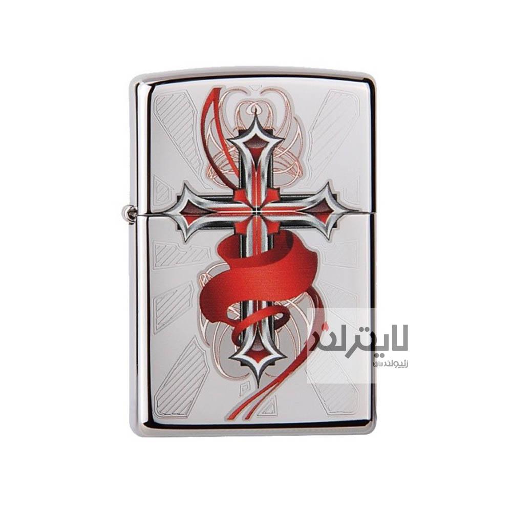 فندک زیپو مدل Cross کد 28526 1 فندک زیپو مدل Cross کد 28526