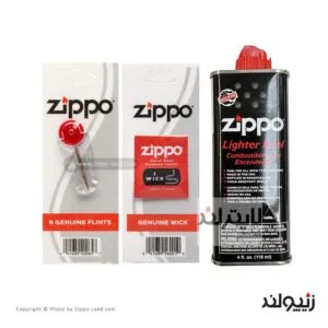 ست بنزین، سنگ و فتیله زیپو