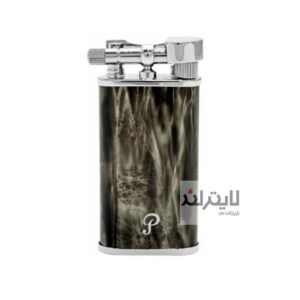 فندک گازی پترسون طوسی طرح سنگ