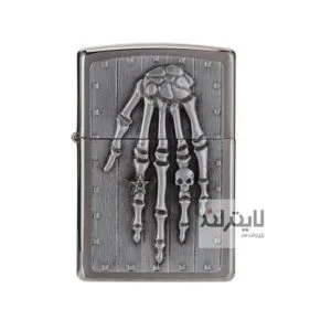 فندک زیپو مدل Skelleton Hand کد 2002720