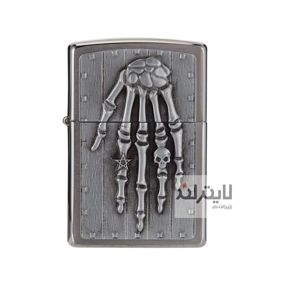 فندک زیپو مدل Skelleton Hand کد 2002720 1 فندک زیپو مدل Skelleton Hand کد 2002720