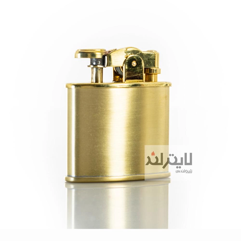 فندک بنزینی رونسون مدل Nostalgia Brass Satin کد R020027 - Image 2