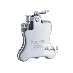 فندک بنزینی رونسون مدل Banjo Chrome Satin کد R010025