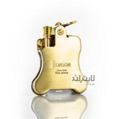 فندک بنزینی رونسون مدل Banjo Brass Satin کد R010026