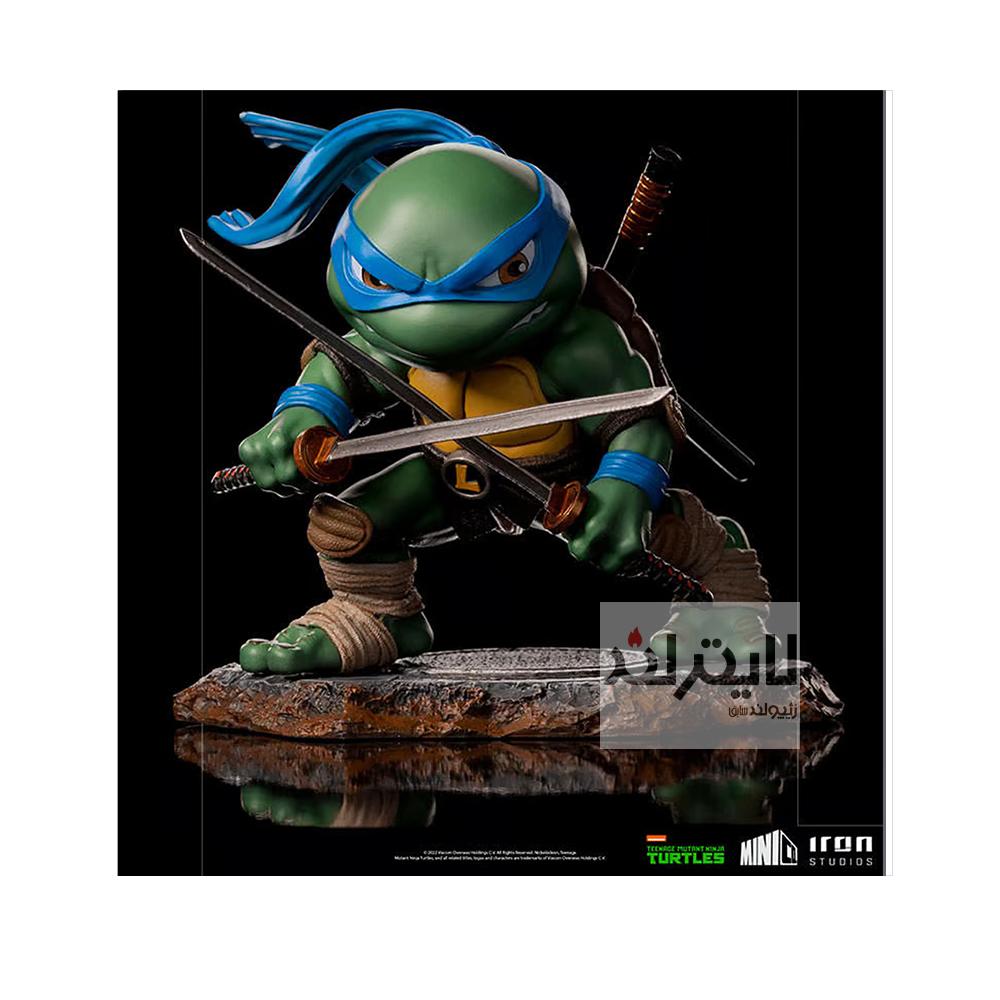 فیگور Leonardo سری Minico از لاک پشت های نینجا ساخت شرکت Iron Studios 1 فیگور Leonardo سری Minico از لاک پشت های نینجا