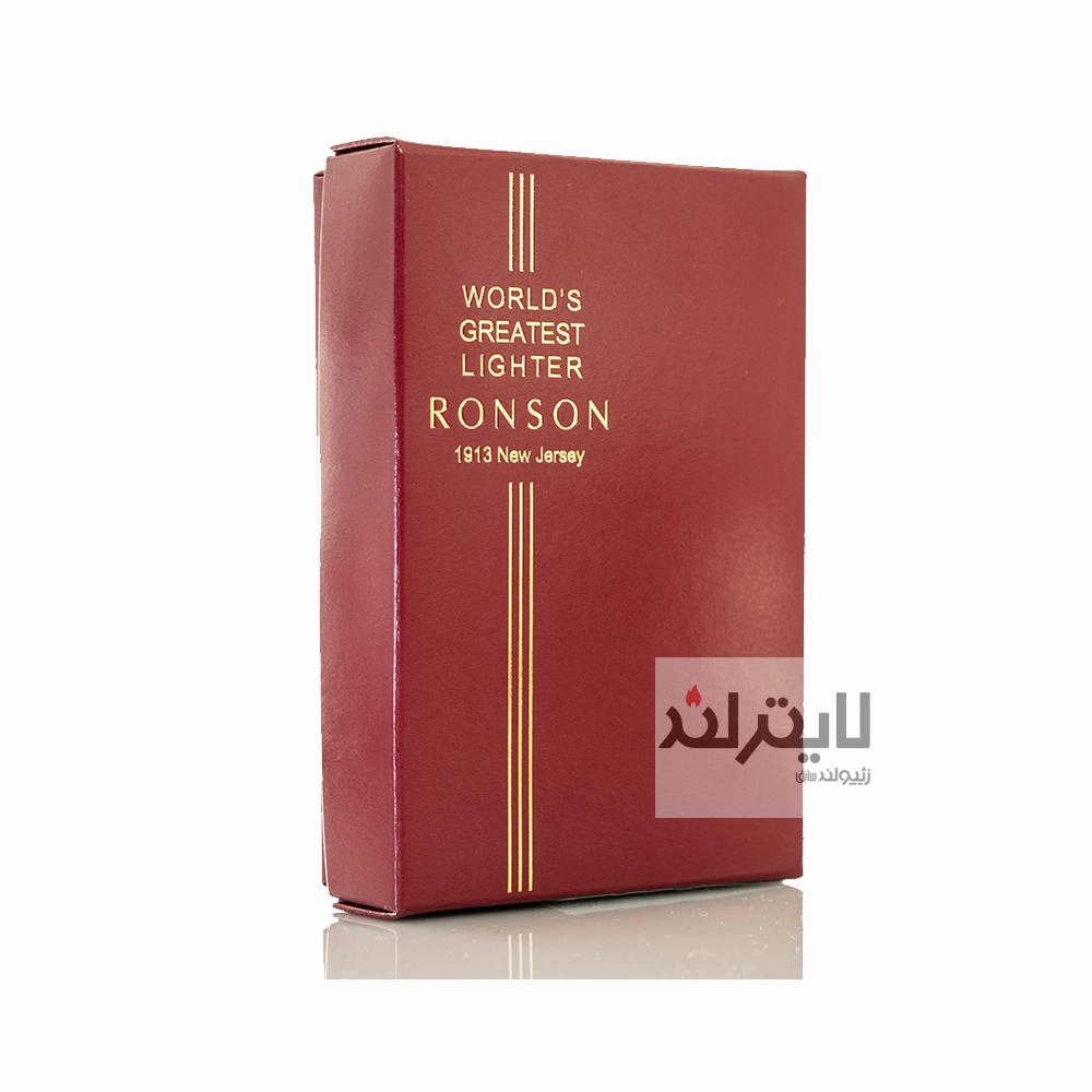 فندک بنزینی رونسون مدل Banjo Brass Satin کد R010026 - Image 3